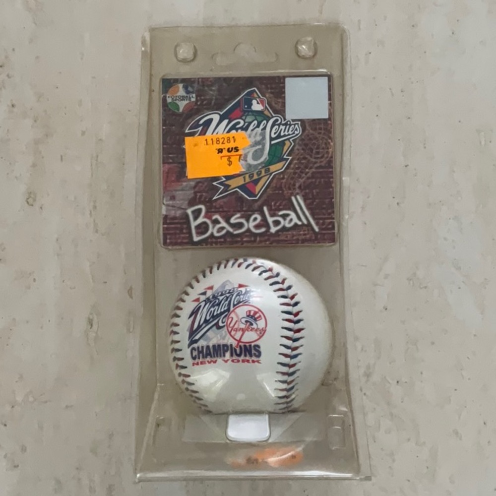 NY Yankees World Series Baseball 1998 Champions New York Yankees Vs Padres MLB